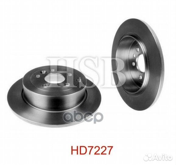 Диск тормозной задний land rover: freelander II