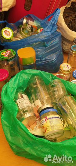 Банки от детского питания и нутеллы