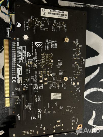 Видеокарта asus gtx 1050 ti