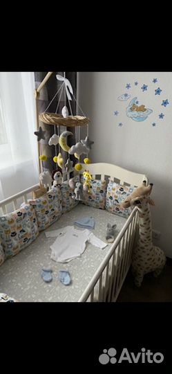 Бортики в детскую кроватку