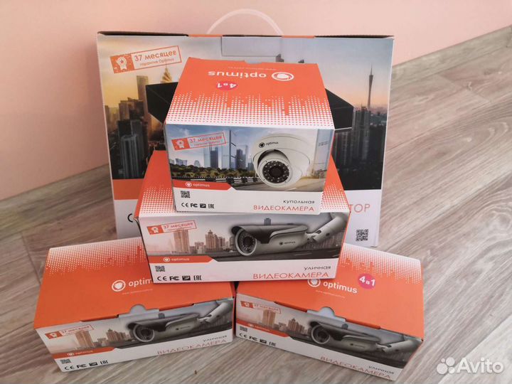 Камеры видеонаблюдения Optimus (Разрешение 4К)