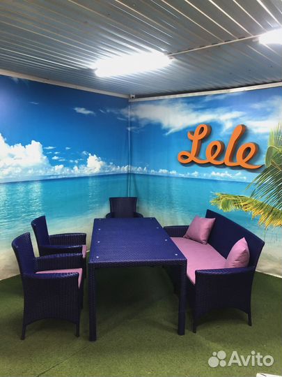 Комплект мебели из искусственного ротанга