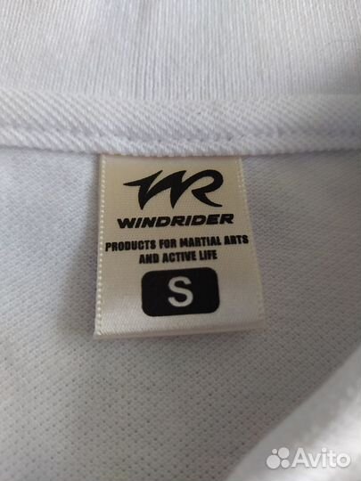 Футболка поло с принтом тхэквондо (белый) размер S