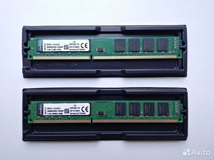 DDR3 / ддр3 Kingston 1600 MHz (планки по 8 GB)