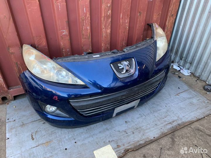Передняя часть Пежо 207 рест галоген Peugeot 207
