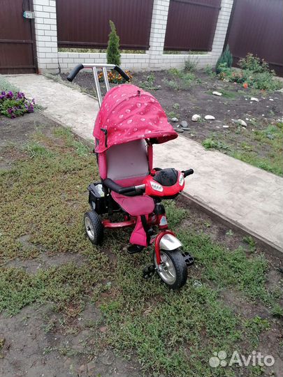 Детская коляска прогулочный велосипед