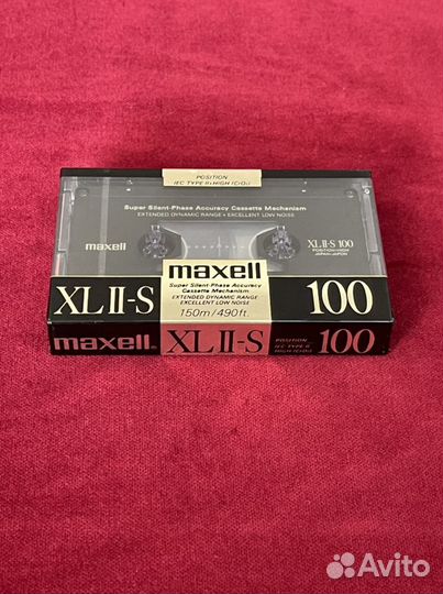 Аудиокассета Maxell XL II-S 100
