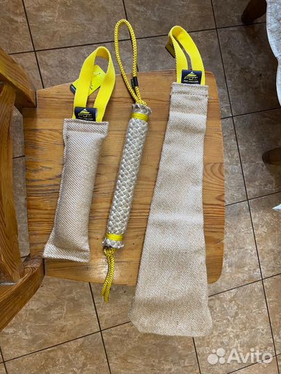 Рукав для защиты щенка из джута. ForDogTrainers