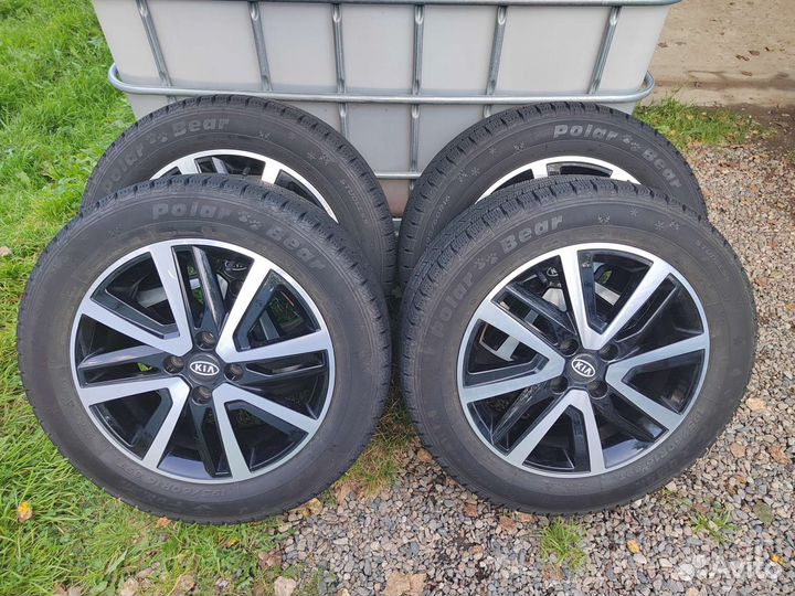 Литые диски + резина R16 Kia Rio XLain