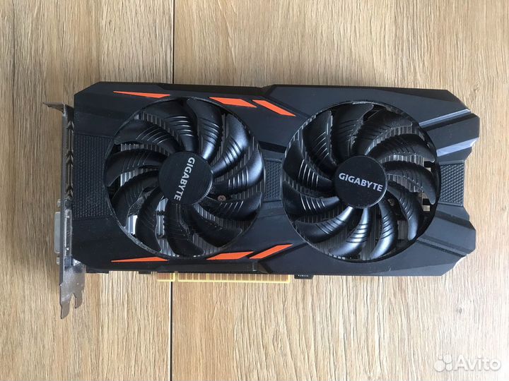 Видеокарта GeForce GTX 1050 Ti Windforce OC 4GB