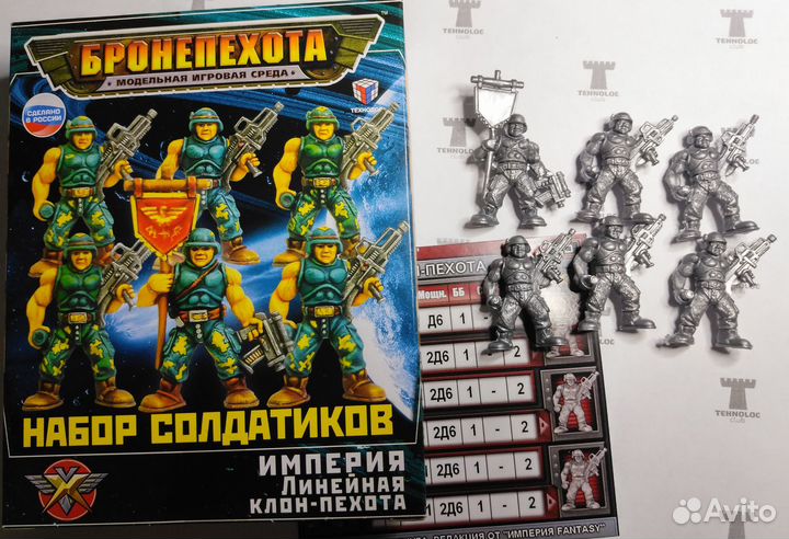 Бронепехота солдатики набор Технолог