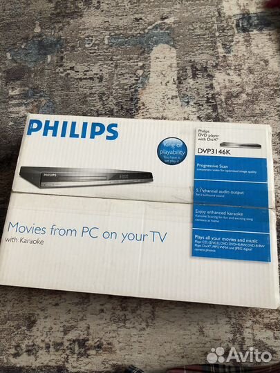 Philips DVD player with DivX dvp3146k/98