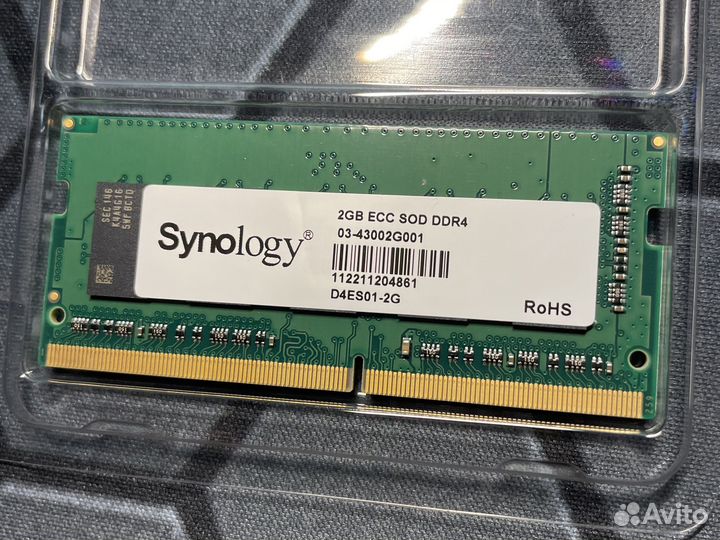 Оперативная память ddr4 synology D4ES01-2G