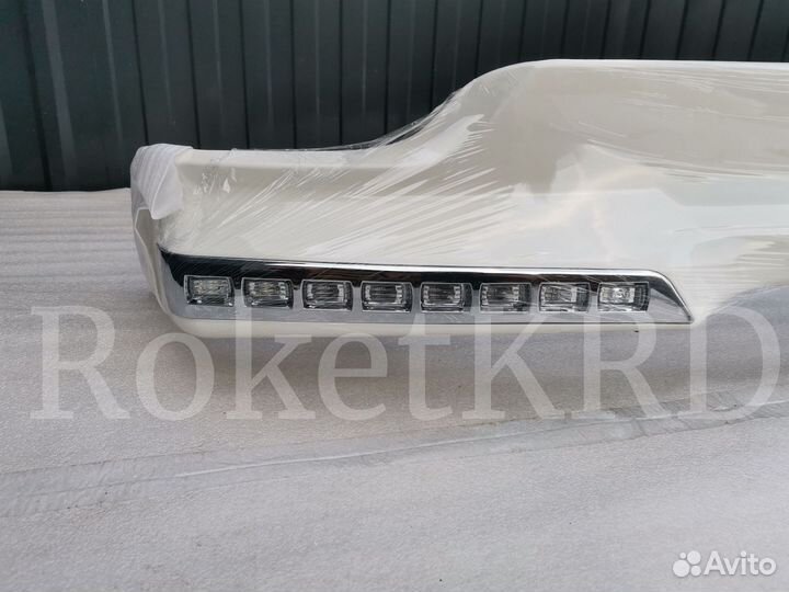 Обвес Land Cruiser 200 12-2015 год Передний LED