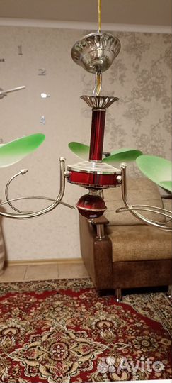 Люстра потолочная подвесная бу