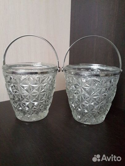 Ваза для конфет, фруктов, угощений с ручкой