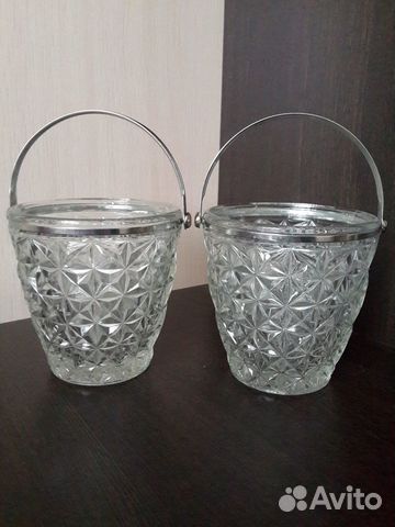 Ваза для конфет, фруктов, угощений с ручкой