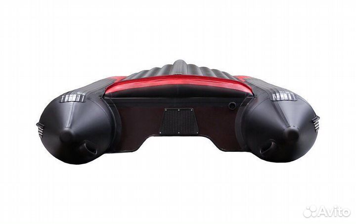 Лодка пвх Gladiator E330SL красно/черный