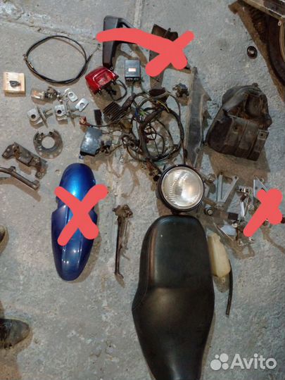 Kawasaki Balius 250. (ZR250) 95г в разбор