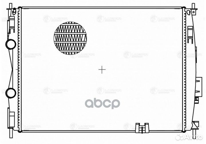 Радиатор nissan qashqai 2.0i CVT 06- LRC 141JA