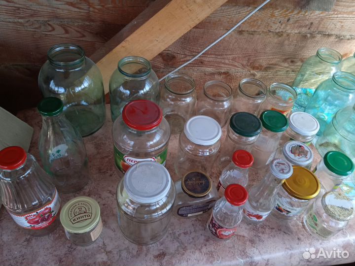 Банки стеклянные разные