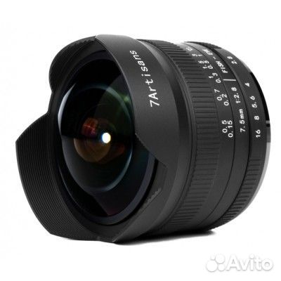 Объектив 7Artisans 7.5mm F2.8 II Fisheye X-Mount