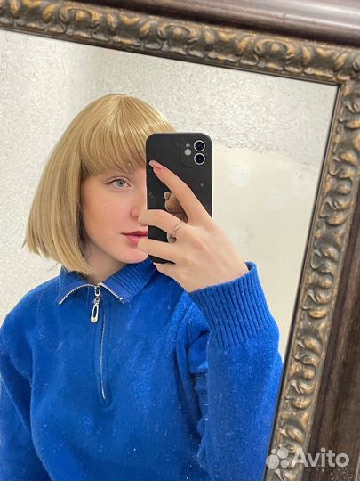 Парик каре с челкой