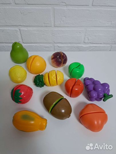 Фрукты на липучках ELC + ещё набор