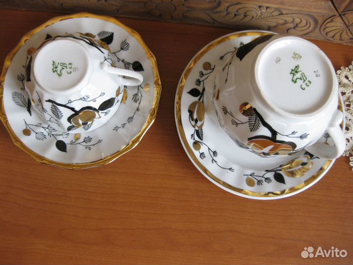 Чайно-кофейный набор Вербилки СССР