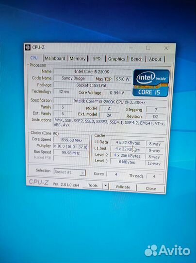 Asrock z77 pro3 + i5 2500K + 2x4Gb DDR3 1866Mhz