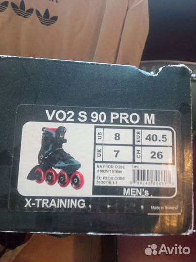 Роликовые коньки К2 VO2 S 90 PRO M