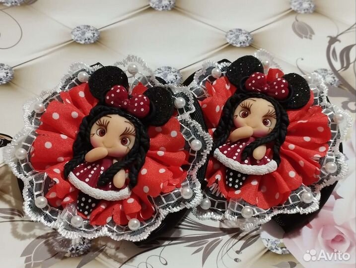 Бантики для девочек ручной работы