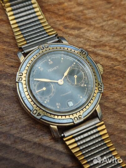 Часы Полёт 31670 с индикатором 24 часа редкие