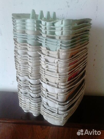 Картонные лотки для 10 куриных яиц