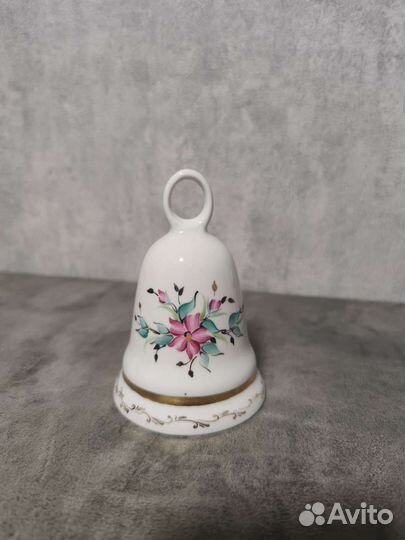 Колокольчик сувенирный. Сысертский фарфор