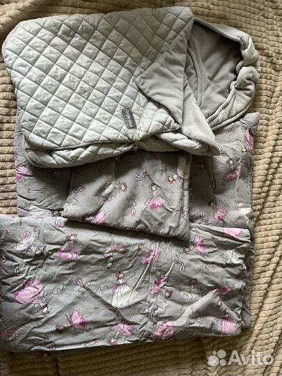 Набор в коляску + демисезонный конверт