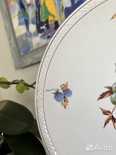 Антикварное блюдо Figgjo Flint Norway 31 см