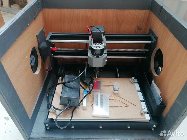 Фрезер гравер Cnc3018 + лазер 5.5w