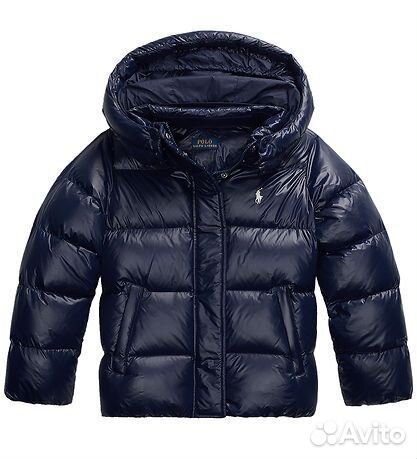 Пуховик Polo Ralph Lauren синий