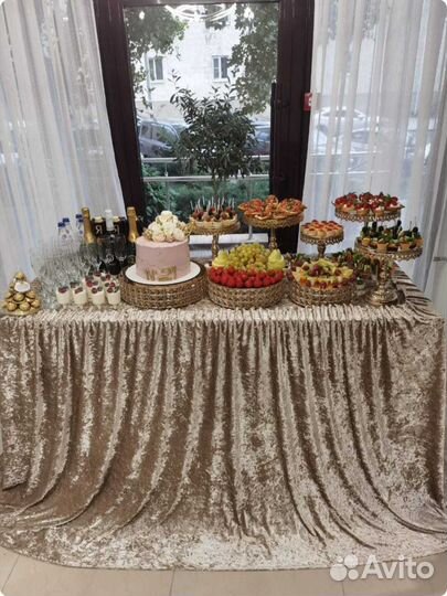 Аренда фуршетной посуды,посуды для кенди бара