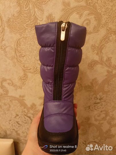 Сапоги утепленные