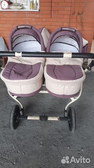 Коляска 2в 1 для двойни