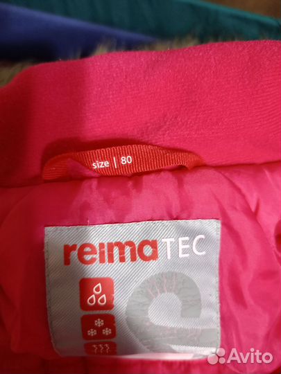 Зимний комбинезон для девочки 80 reima tec