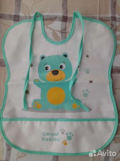 Новый Нагрудник Canpol babies (слюнявчик)