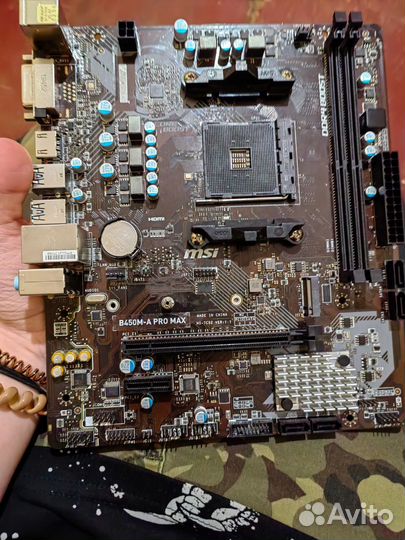 Материнская плата am4 b450m