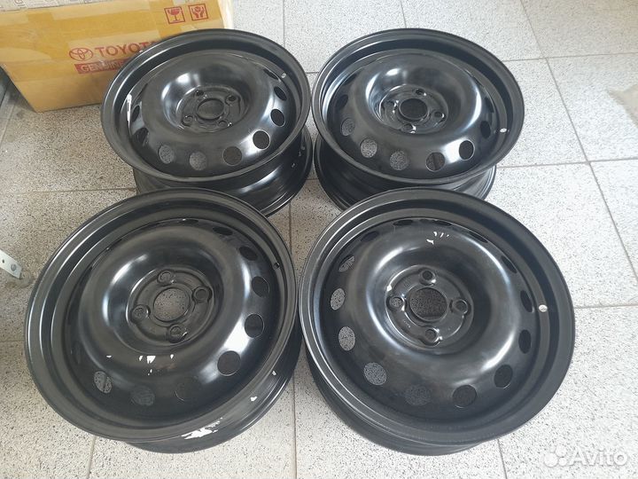 Диск штампованный R15 4*100 Rio, Solaris