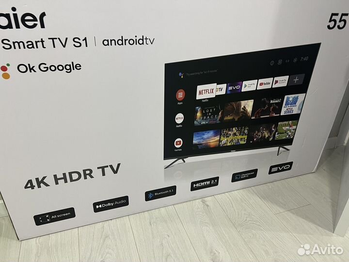 Телевизор Haier 55 Smart TV S1 UHD 4K