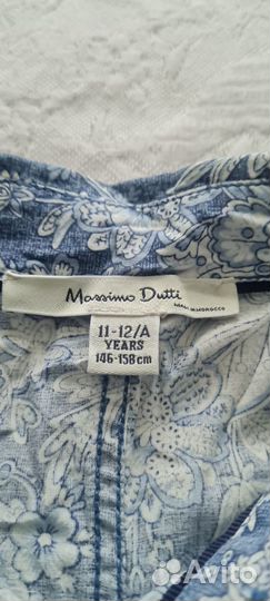 Рубашка для девочки Massimo Dutti, на 11-12 лет