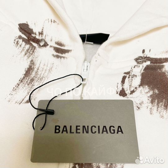 Зип худи balenciaga x polo oversize хит