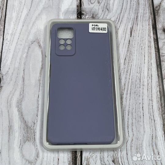 Чехол для Rеdmi Nоtе 12 Рrо 4G серая лаванда